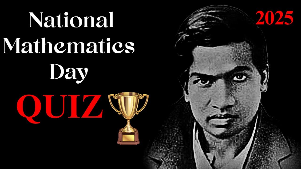 Maths Quiz National Mathematics Day Quiz in English Ramanujan Quiz 2025