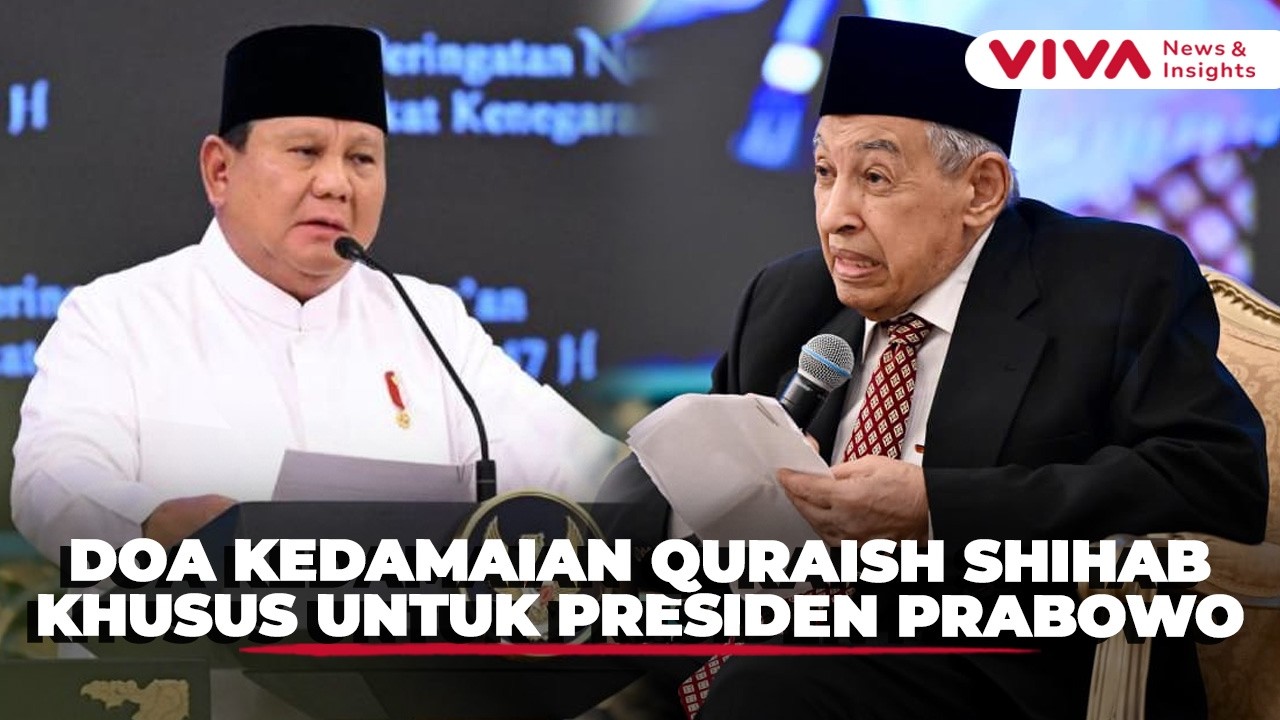 [FULL] Quraish Shihab Bacakan Doa Nabi untuk Prabowo di Istana