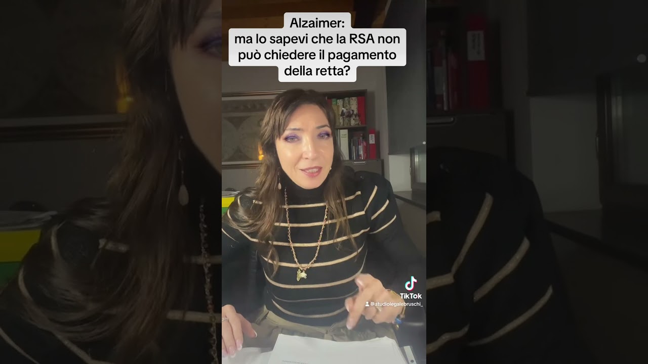Incredibile! #alzheimer: le RSA non possono chiedere la Retta!