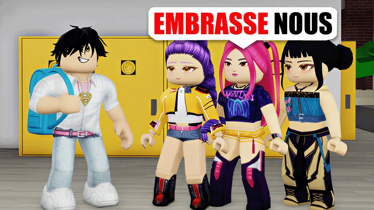 LES HUNTRIX ONT CRUSH SUR MOI SUR BROOKHAVEN ! ROBLOX