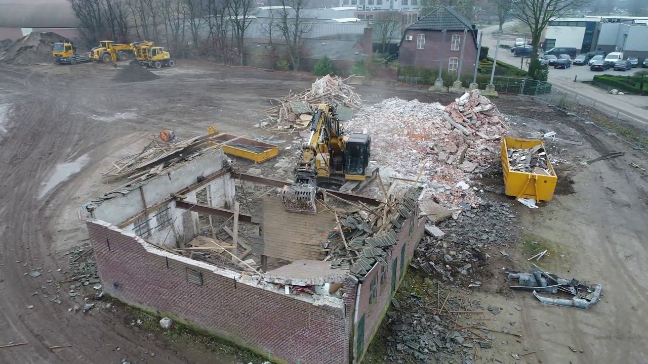 Sloop boerderij tbv nieuwbouw Van Eerd Groep 12-01-2018, deel 3