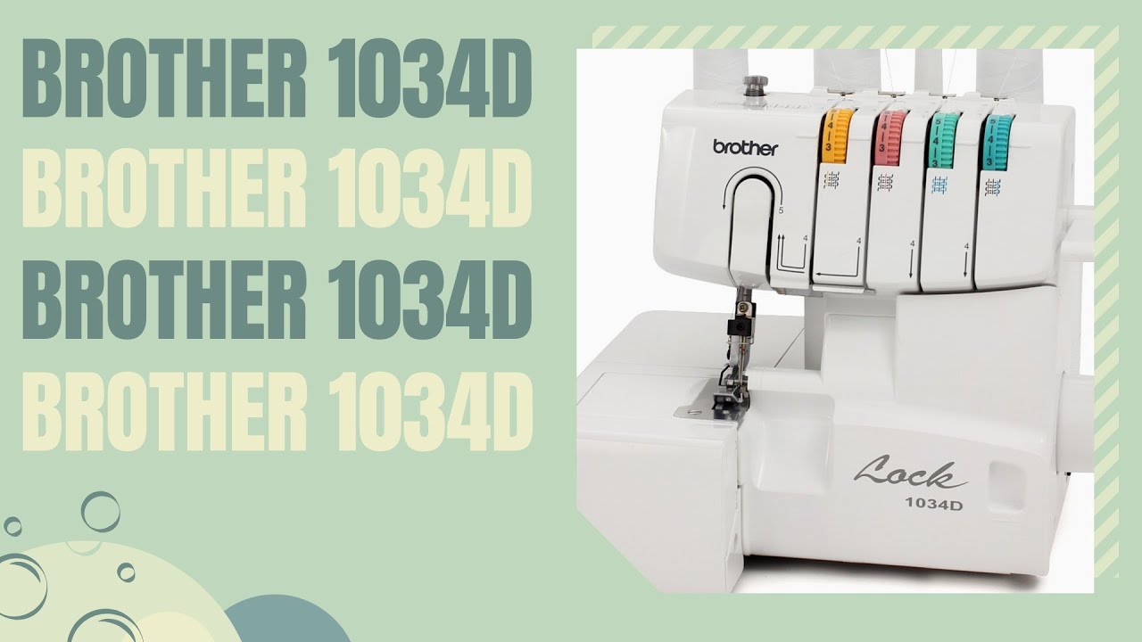 TEST SURJETEUSE BROTHER 1034D