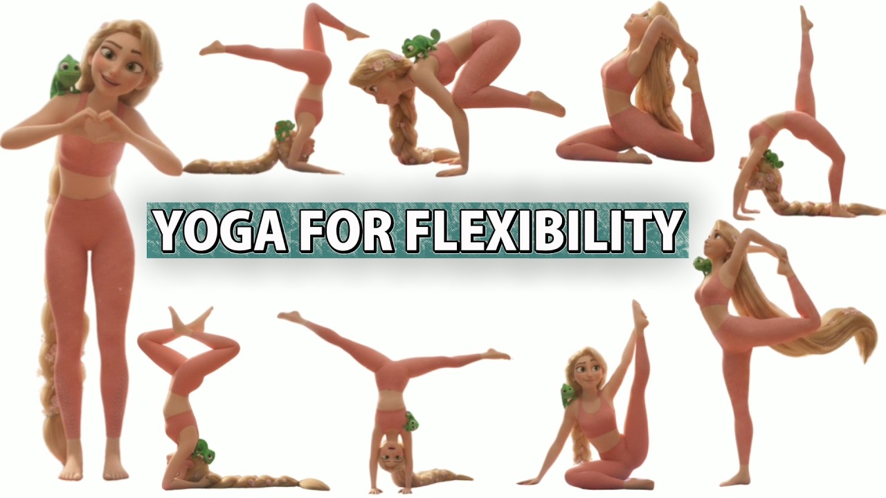 Yoga for Body Toning with Rapunzel | Calmness & Relaxation | Simple Body Stretch | Happy Yoga Kids
