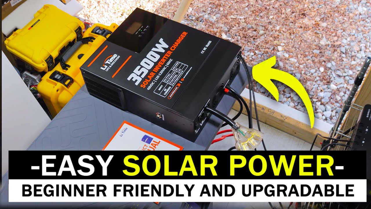 Unboxing & Test - LiTime 48V 3500 Watt Pure Sine Wave All in One Solar Inverter Charger Review