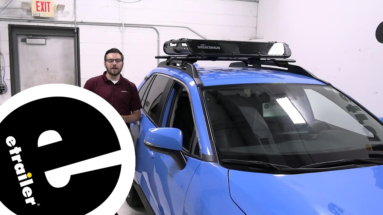 etrailer | Setting up the Yakima OffGrid Roof Cargo Basket on a 2020 Toyota RAV4