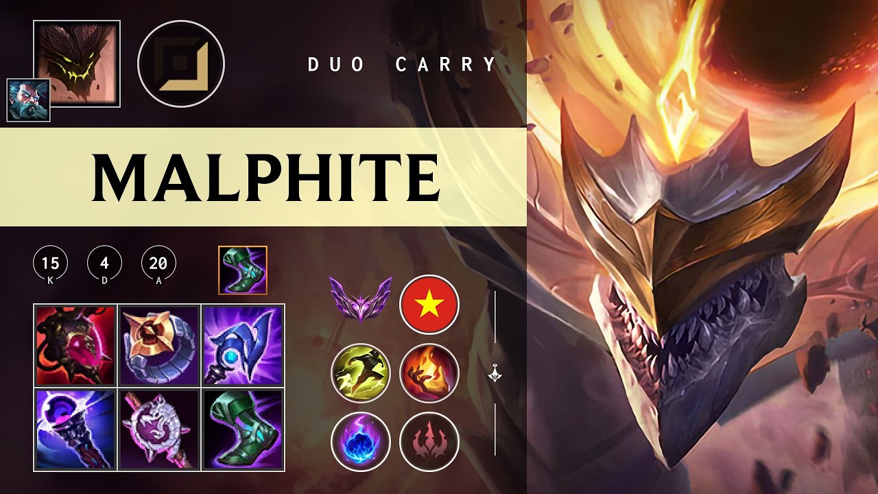Malphite Carry vs Samira - VN Master Patch 26.05