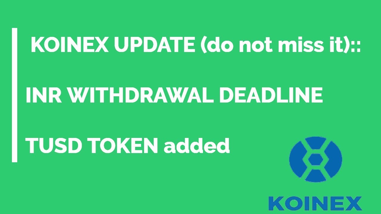 Koinex News Upate | 5 july RBI Bitcoin Ban | TUSD Bitcoin News crypto update India