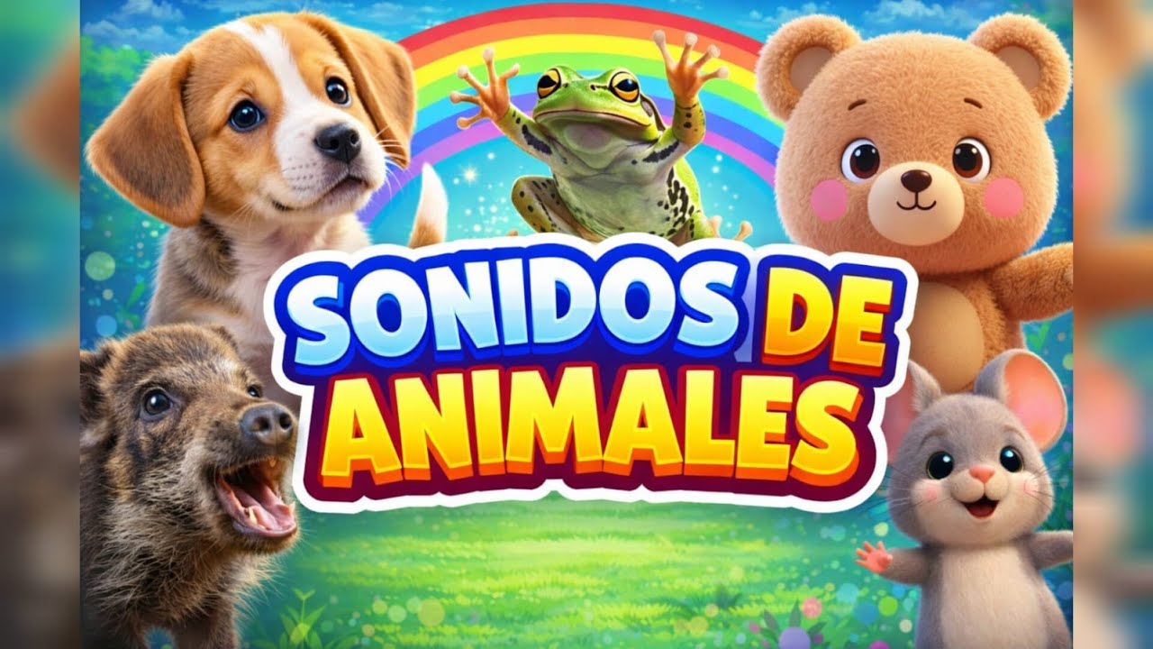 Sonidos de animales 🐀🐱🐶🐗🐻🐸 Parte 3