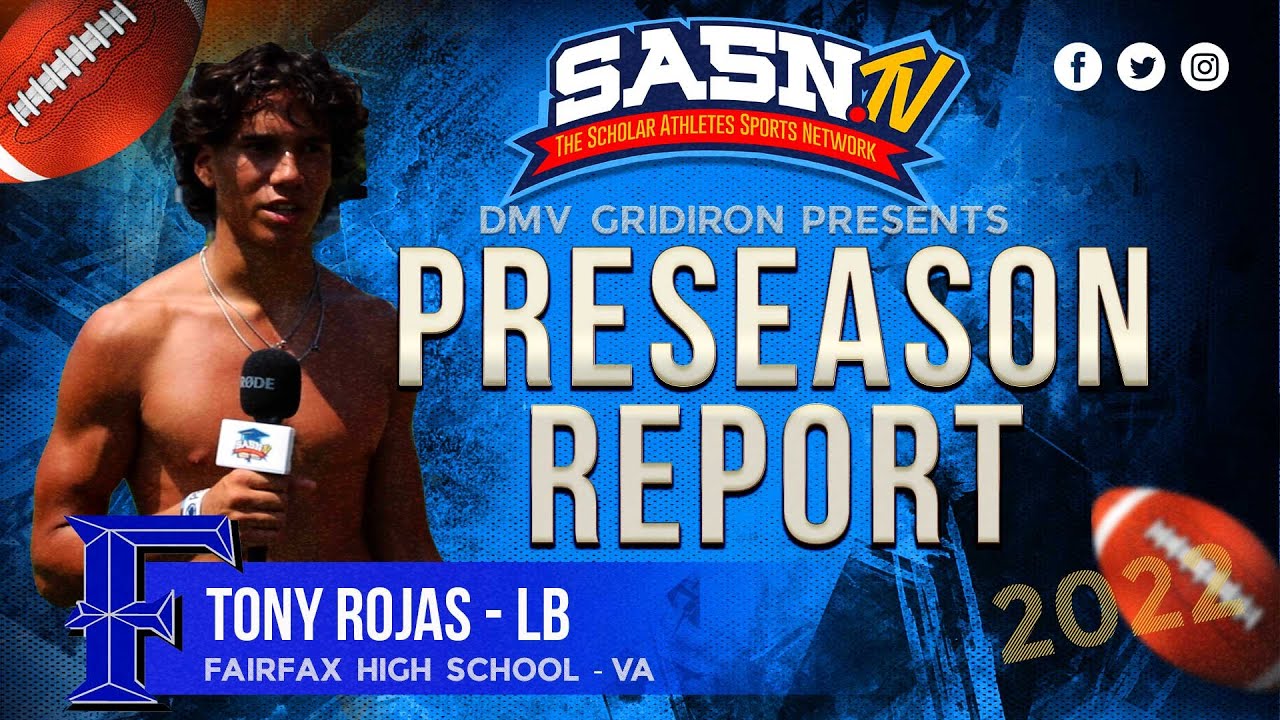 DMV Gridiron Report interviews Fairfax's Tony Rojas LB