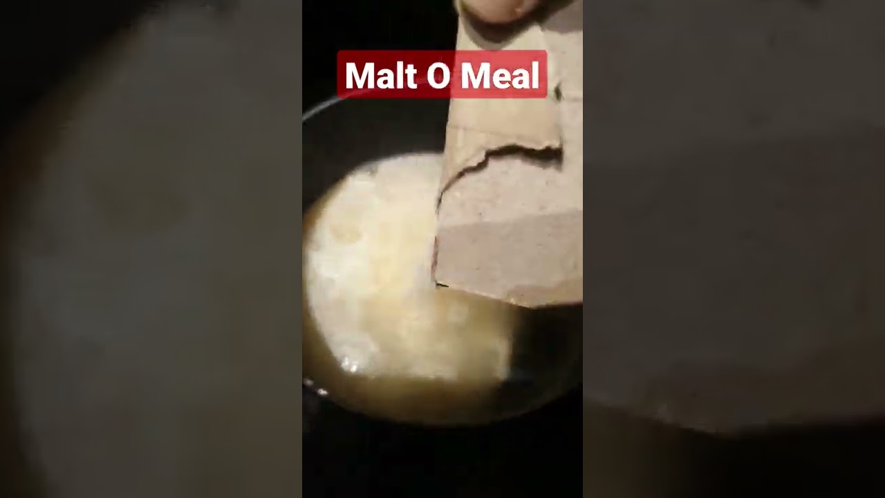 Cooking Malt O Meal #shorts