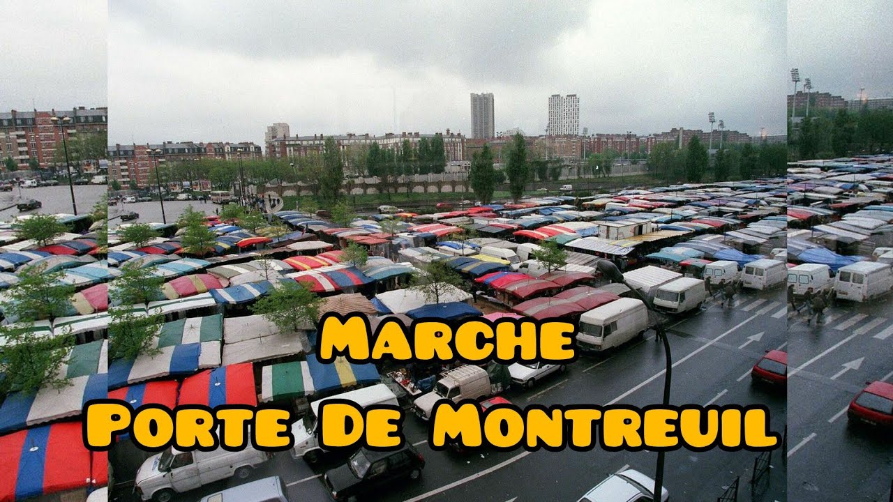 Marche De Montreuil, Porte De Montreuil Ile de France. Paris