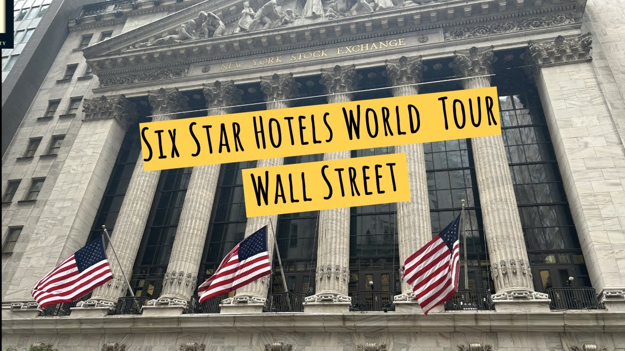 Six Star Hotels World  Tour  - Wall Street  -  New York  - Rainly Day