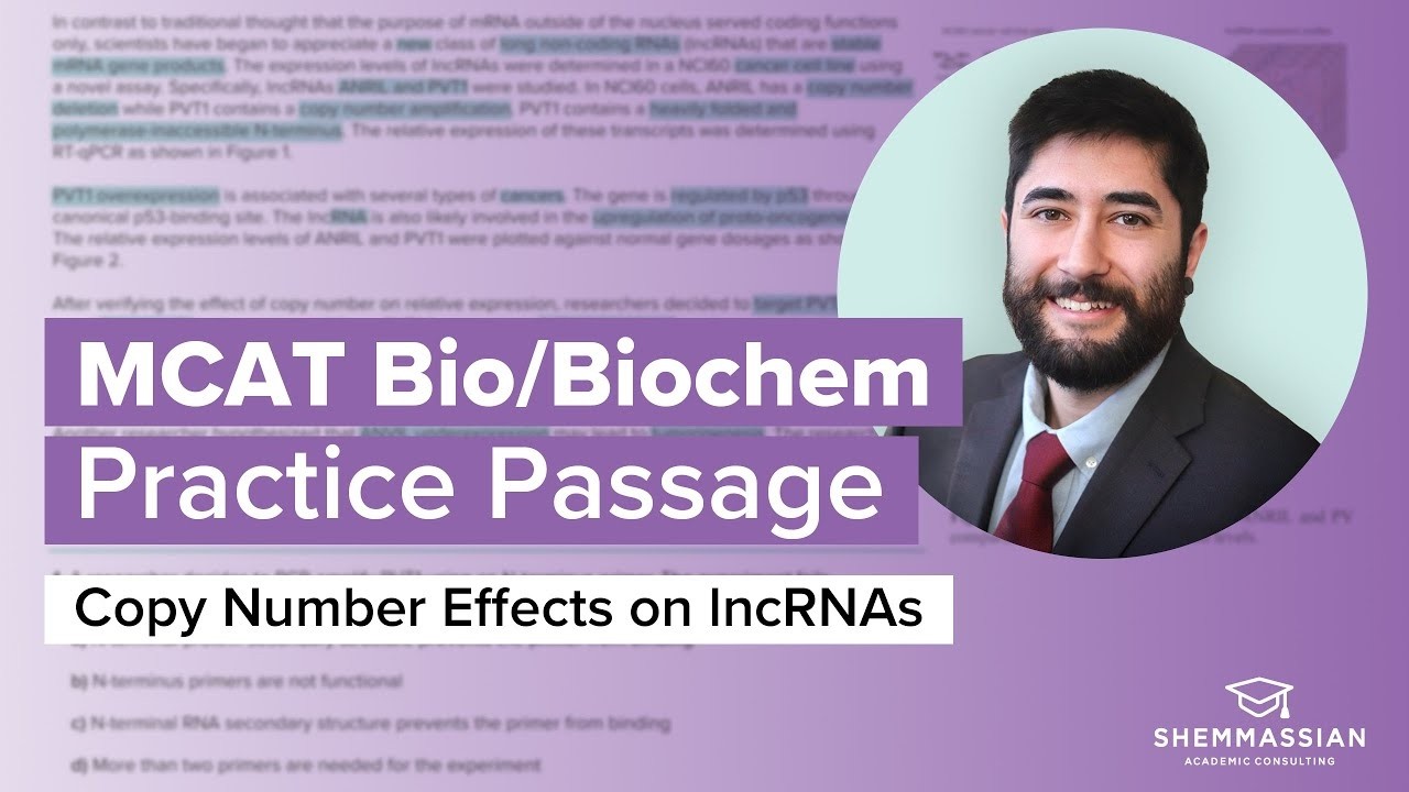 How to Ace the MCAT: Try this approach on Bio/BioChem Passages