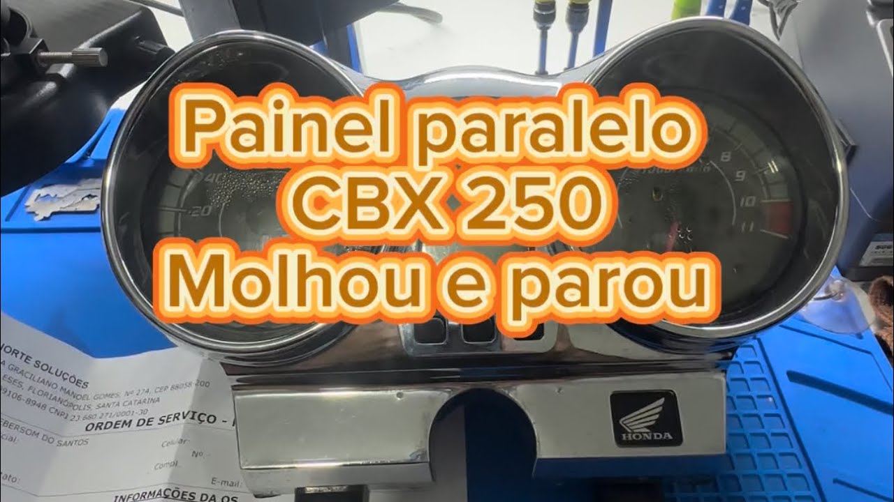 Painel paralelo  CBX 250 Twister parou após molhar - BÔNUS PINAGEM COMPLETA E COMO TESTAR NA BANCADA