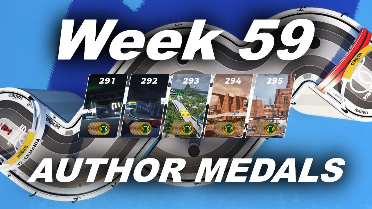 Trackmania Weekly Shorts - Неделя 59: Медали авторам, Неделя 58: Мировые рекорды