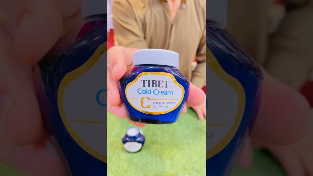 Tibet Cold Cream 🥶 For Winter ❄️ #shorts #viral #ytshorts #cream #akjewellers