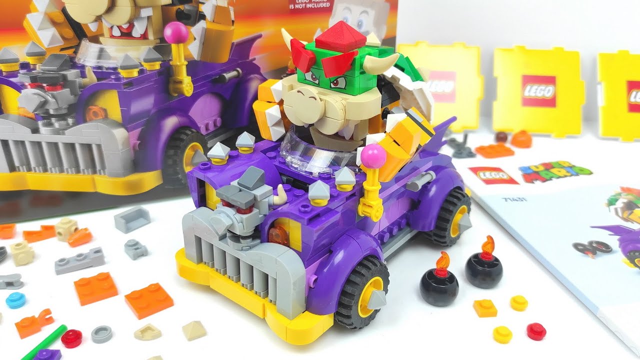 [Stop Motion Build] LEGO 71431 Super Mario - Bowser's Muscle Car(쿠파의 하이웨이 카, クッパのハイウェイカー)