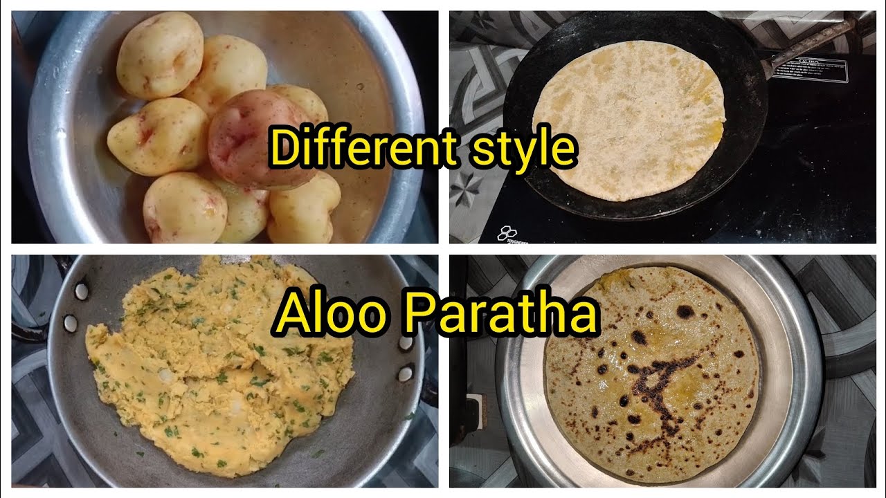 बिल्कुल अलग तरीके से बनाए आलू पराठा | Different Style Aloo Paratha | Homemade cooking #cooking