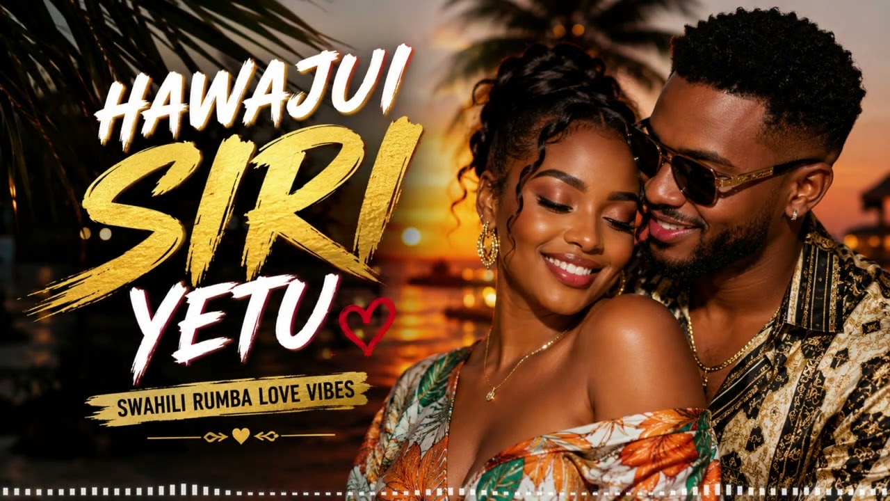 Hawajui Siri Yetu 💖 Romantic Swahili Love Song | Deep Love & True Romance
