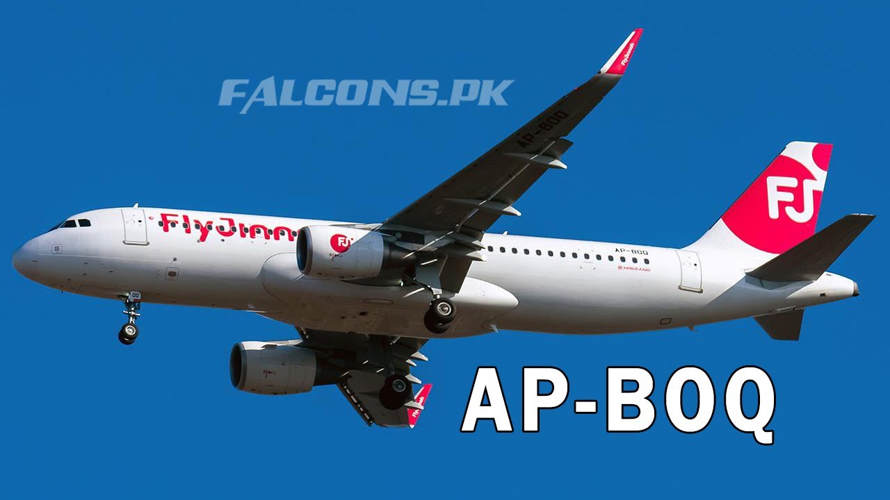 Fly Jinnah Airbus A320 AP-BOQ approaches for landing | Aviation Photography
