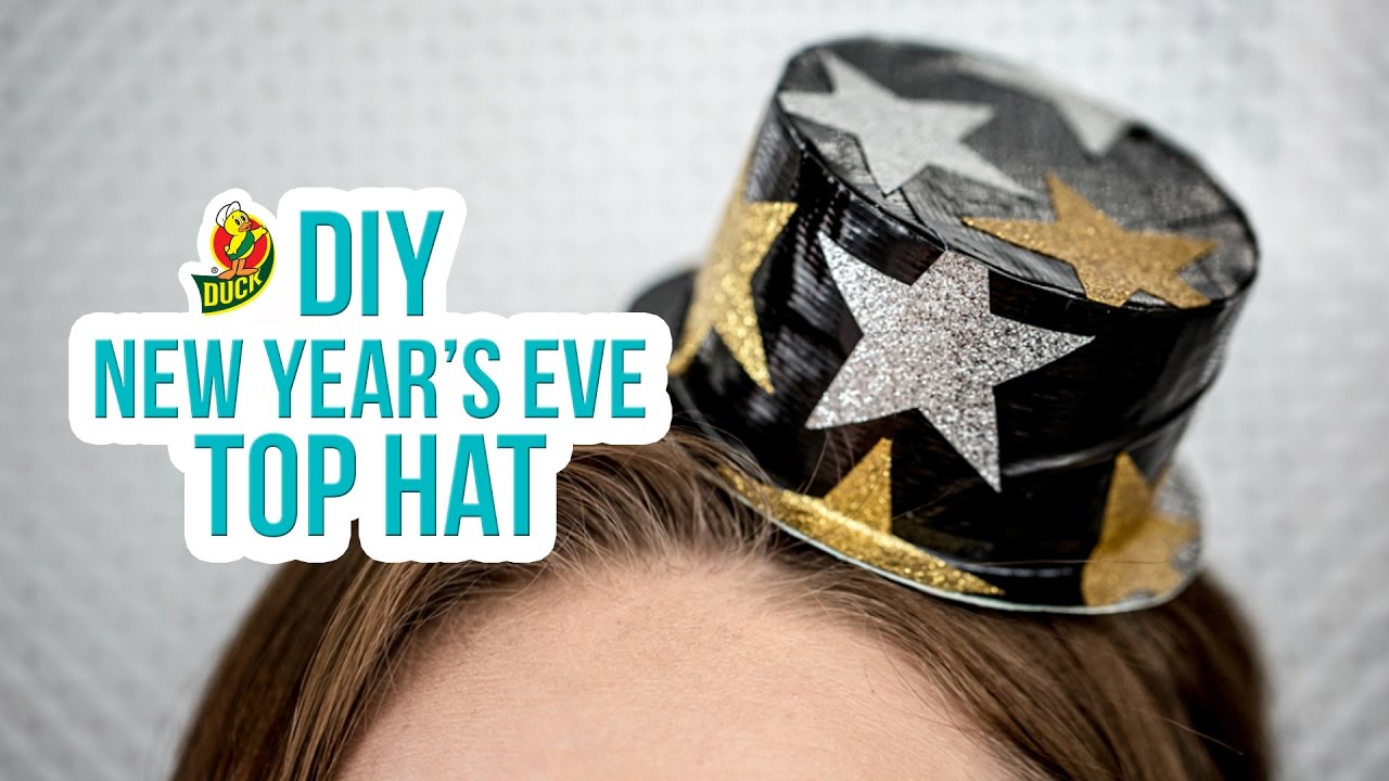 How to Craft a Duck Tape® New Year's Eve Top Hat