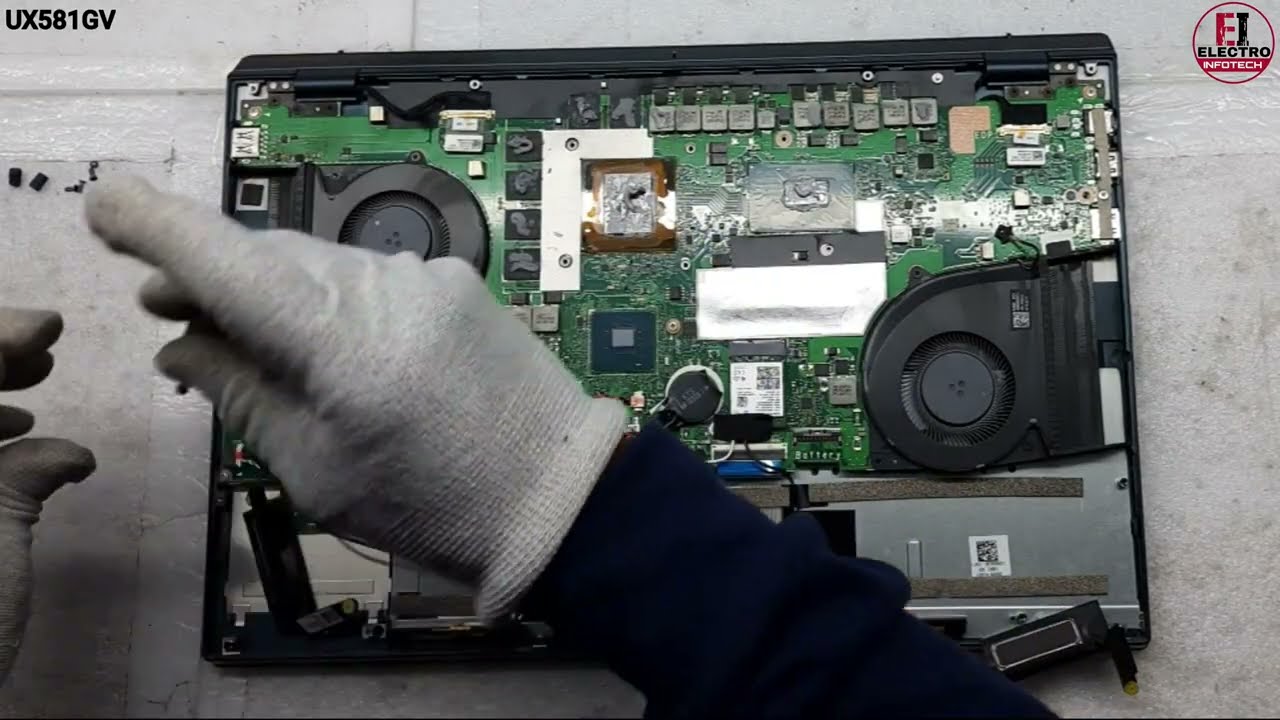 ASUS ZenBook Pro Duo UX581GV Teardown / How much dust inside the laptop after 10 months? 🔥
