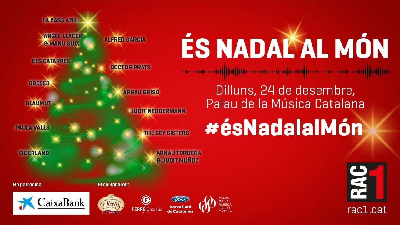 'És Nadal al món' des del Palau de la Música Catalana