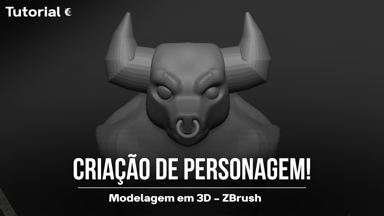 INICIANDO O PERSONAGEM no ZBrush! | Aula #12