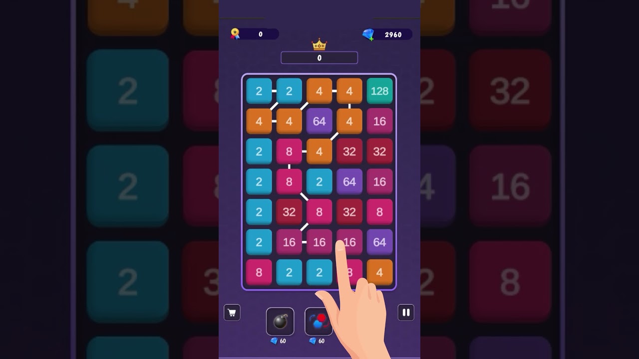 ASMR | Number Merge | New Puzzle Game 2025 | Stress Relaxation Game