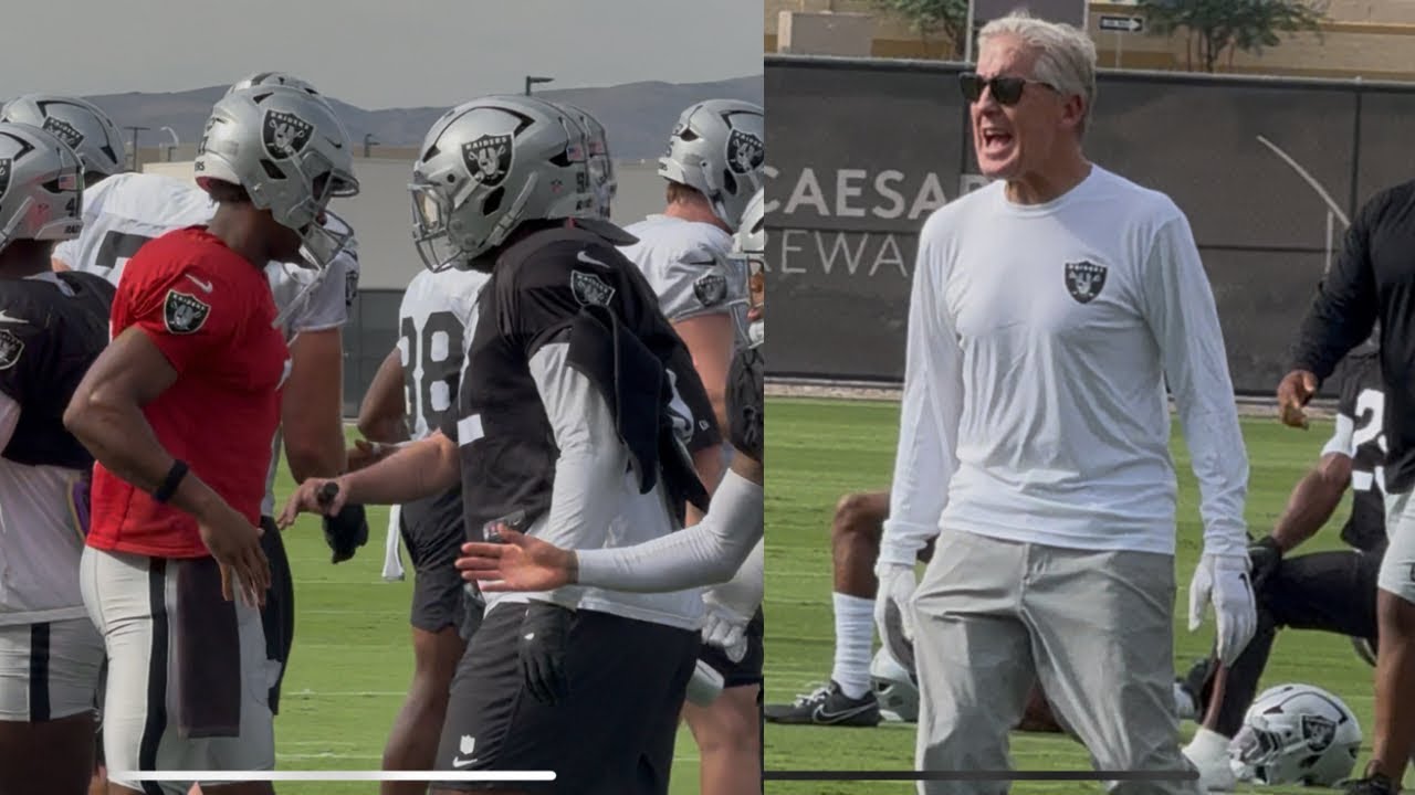 FULL RAIDERS PRACTICE HIGHLIGHTS ONE WEEK OUT FROM REGULAR SEASON OPENER AGAINST PATRIOTS