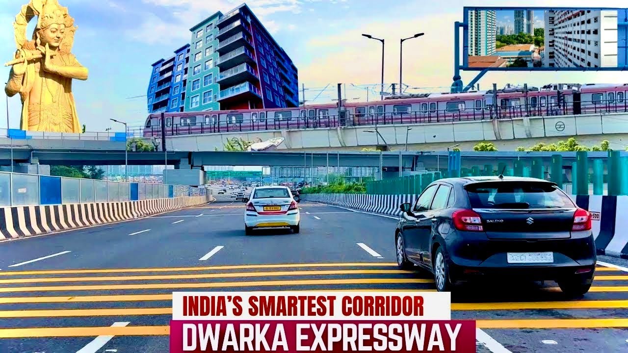 Dwarka Expressway Transforming into India’s Smartest City Corridor 🌿 Modern Living & Green Future!