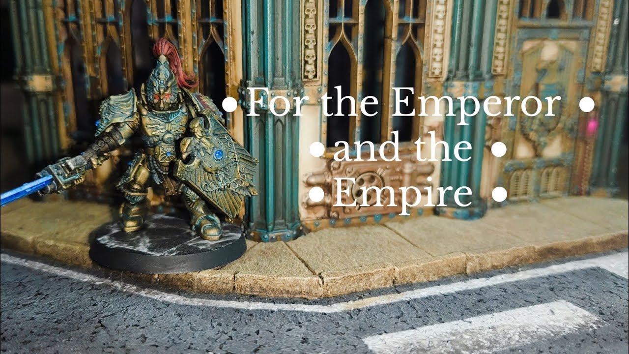 How to paint Custodes (30k/40k)