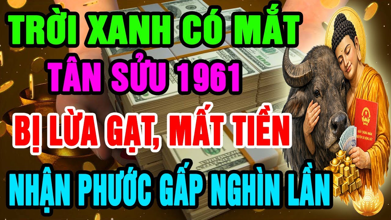 Trời Xanh Có Mắt, Tân Sửu 1961 Bị Phản Bội, Lừa Mất Tiền, Nhưng Hậu Vận Trời Ban Phúc Gấp Nghìn Lần