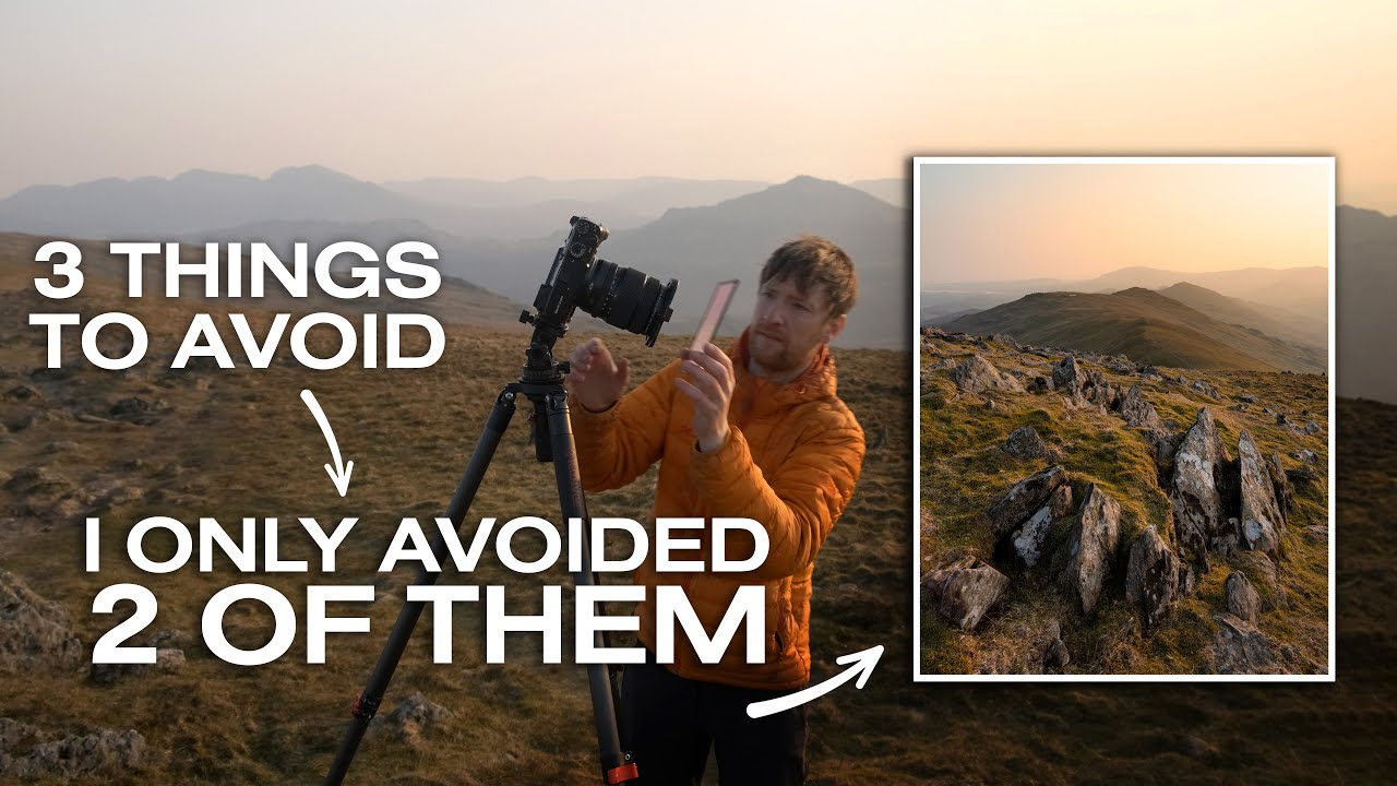 3 Landscape Photography Mistakes to Avoid at all Costs ;-) Sunset Photo Hike