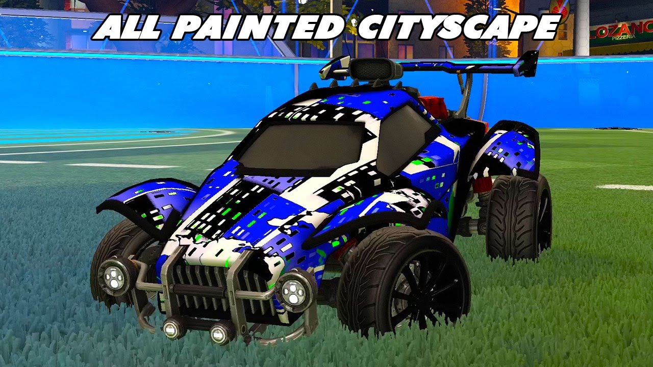 All *NEW* Painted Cityscape Rocket Pass Decal - Rocket League Showcase