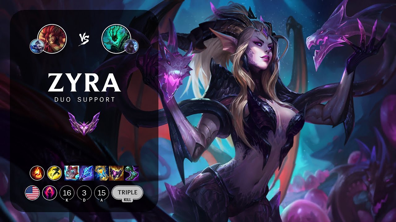Zyra Support vs Thresh - NA Master Patch 13.12