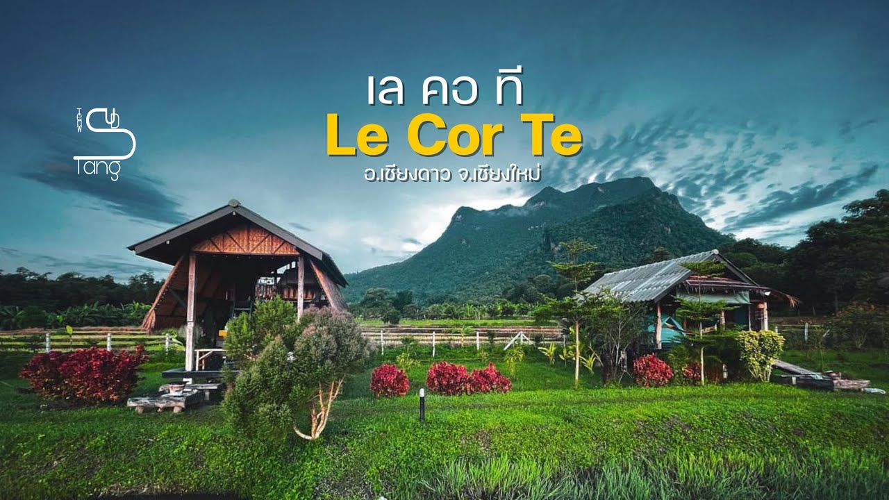 นอนรับลมที่ เลคอที “Le Cor Te” ด้านหน้าทุ่งนา ด้านหลังดอยหลวงเชียงดาว จ.เชียงใหม่ | TeawSudTang