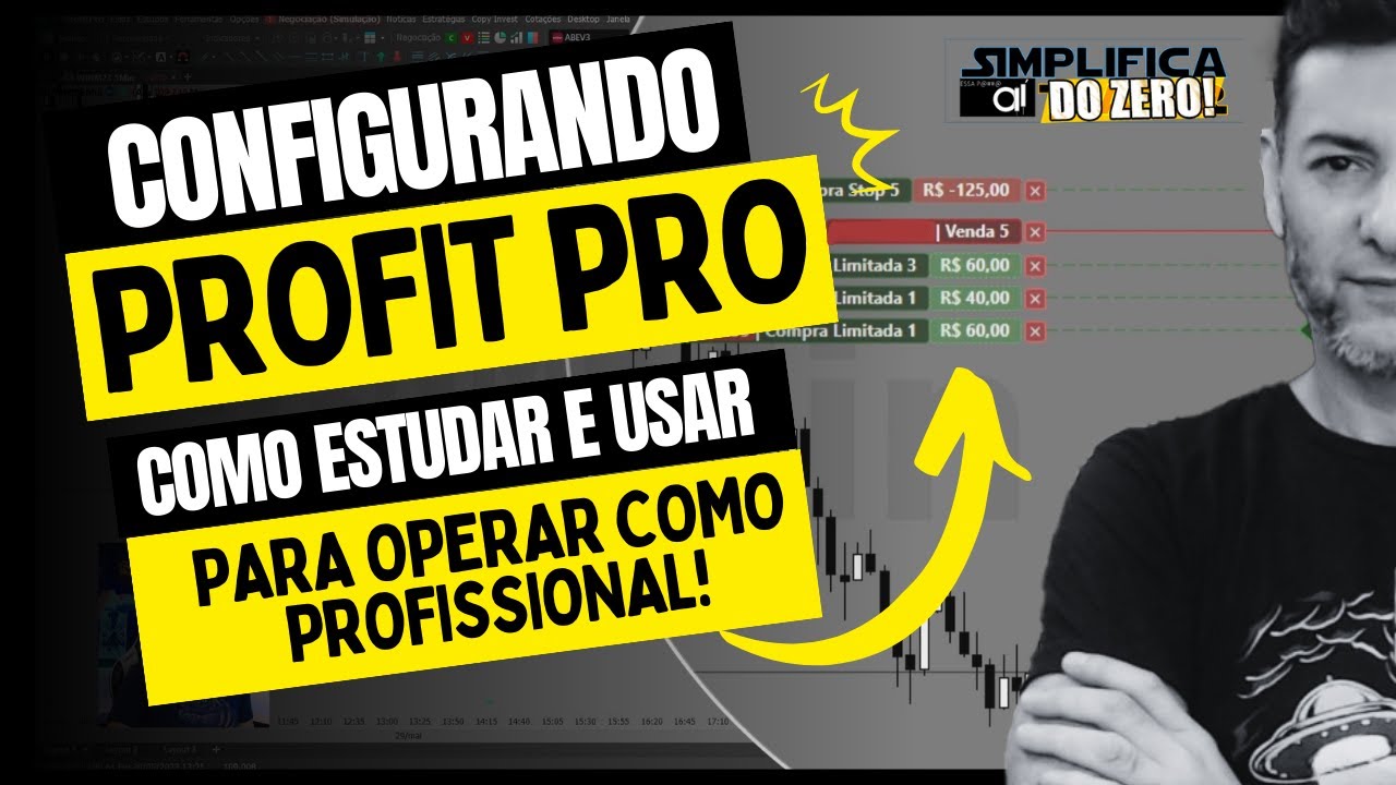 ProfitChart do Zero: Limpeza, Cores e Ordem OCO passo a passo.