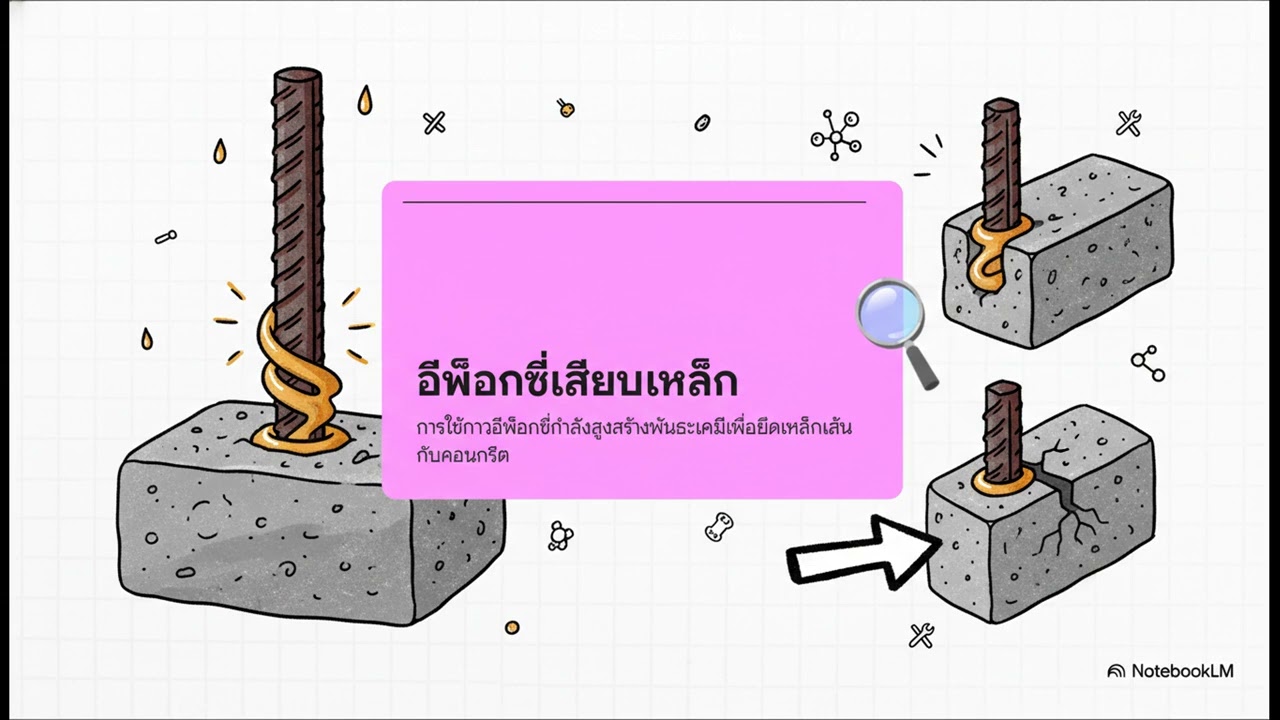 ทำไมต้องใช้อีพ็อกซี่เสียบเหล็ก #อีพ็อกซี่