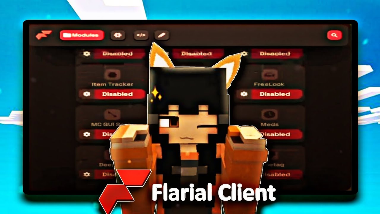 O melhor CLIENT do MINECRAFT BEDROCK 2026 ( flarial client ) MCPE 