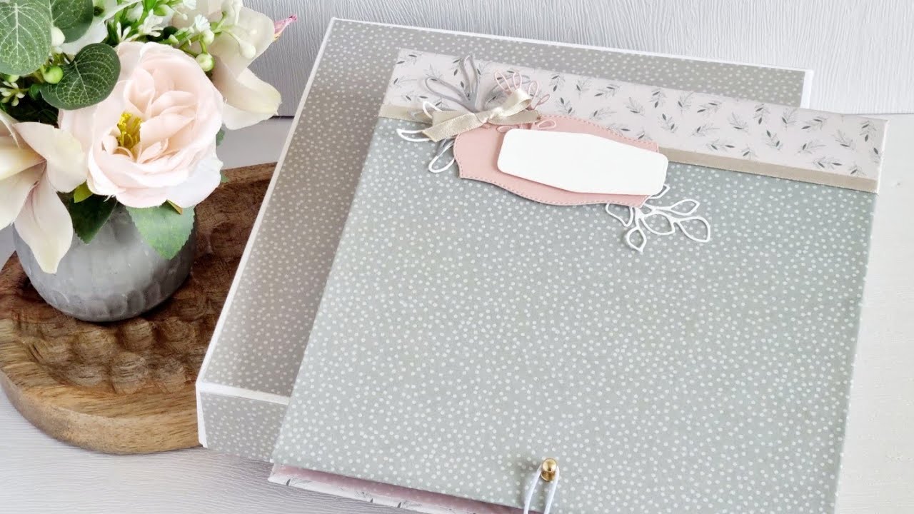 Minialbum mit Pop up Rahmen, Fotoalbum aus 12x12 Block von #Action