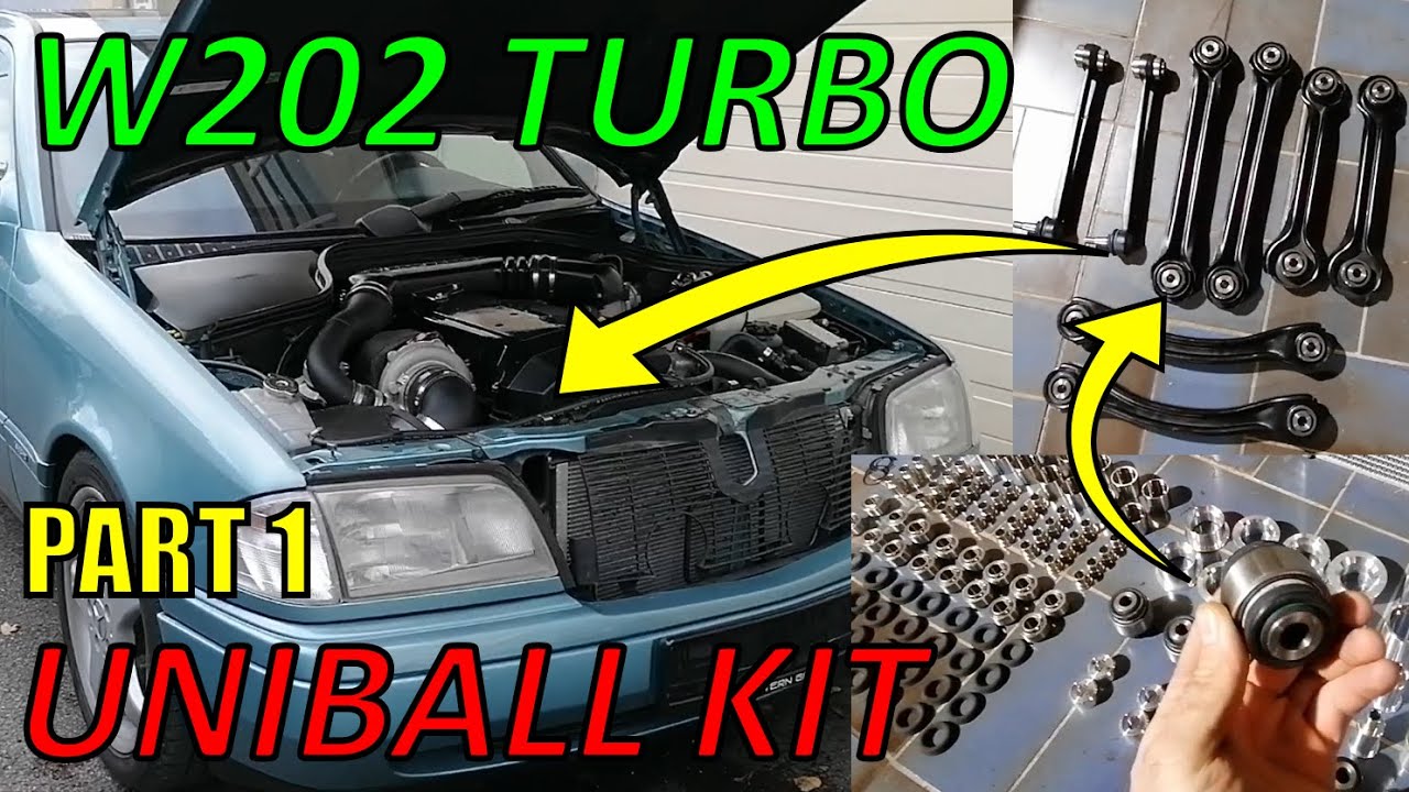Mercedes W202 M104 Turbo Uniball Bearing Kit for the Axles Part 1/2
