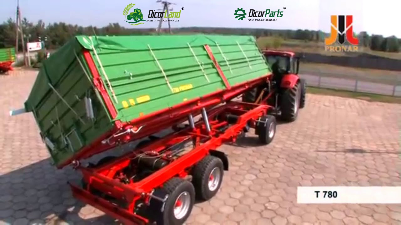DICOR LAND: Remorca T780 Pronar