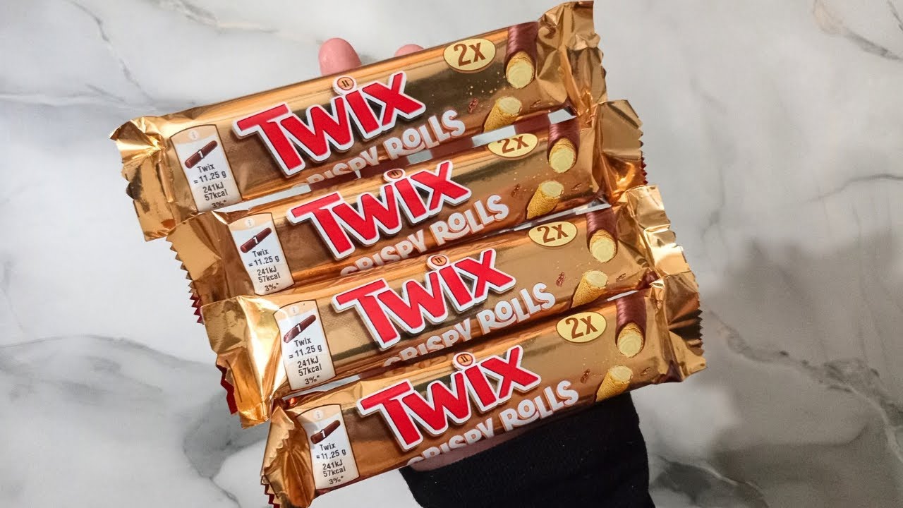 Twix Crispy Rolls Chocolate Asmr Unboxing And Review | Oddly Satisfying Video For Relaxation