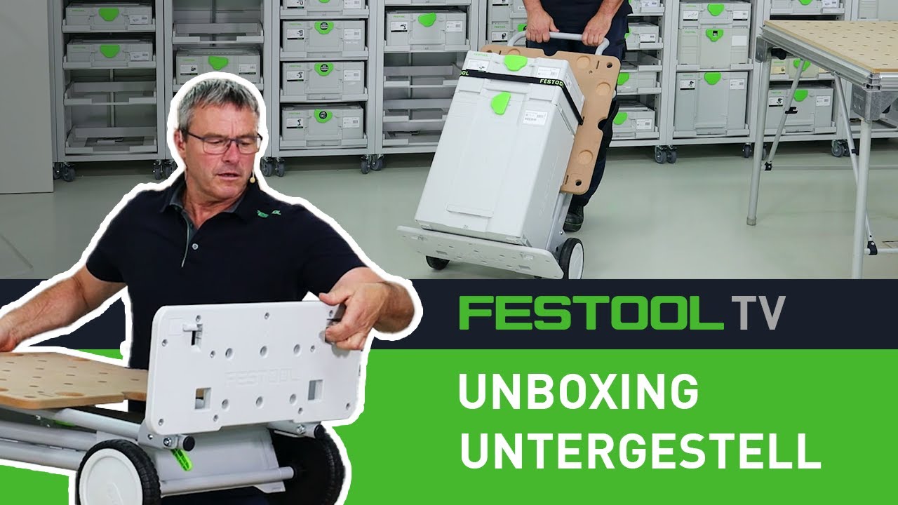 Das Untergestell der Systainers&auml;ge (Festool TV Folge 248)