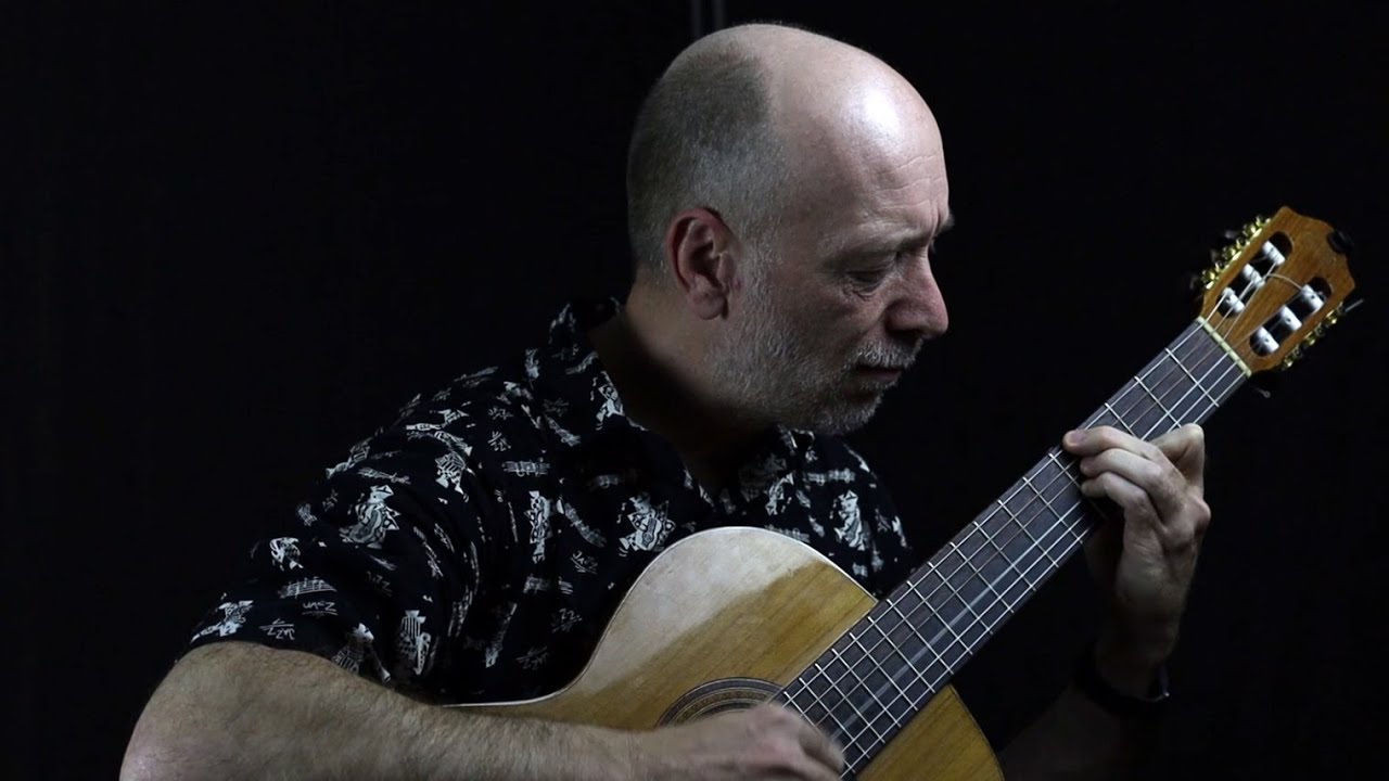 Stefan Dulov - D Minor Blues on Classical Guitar