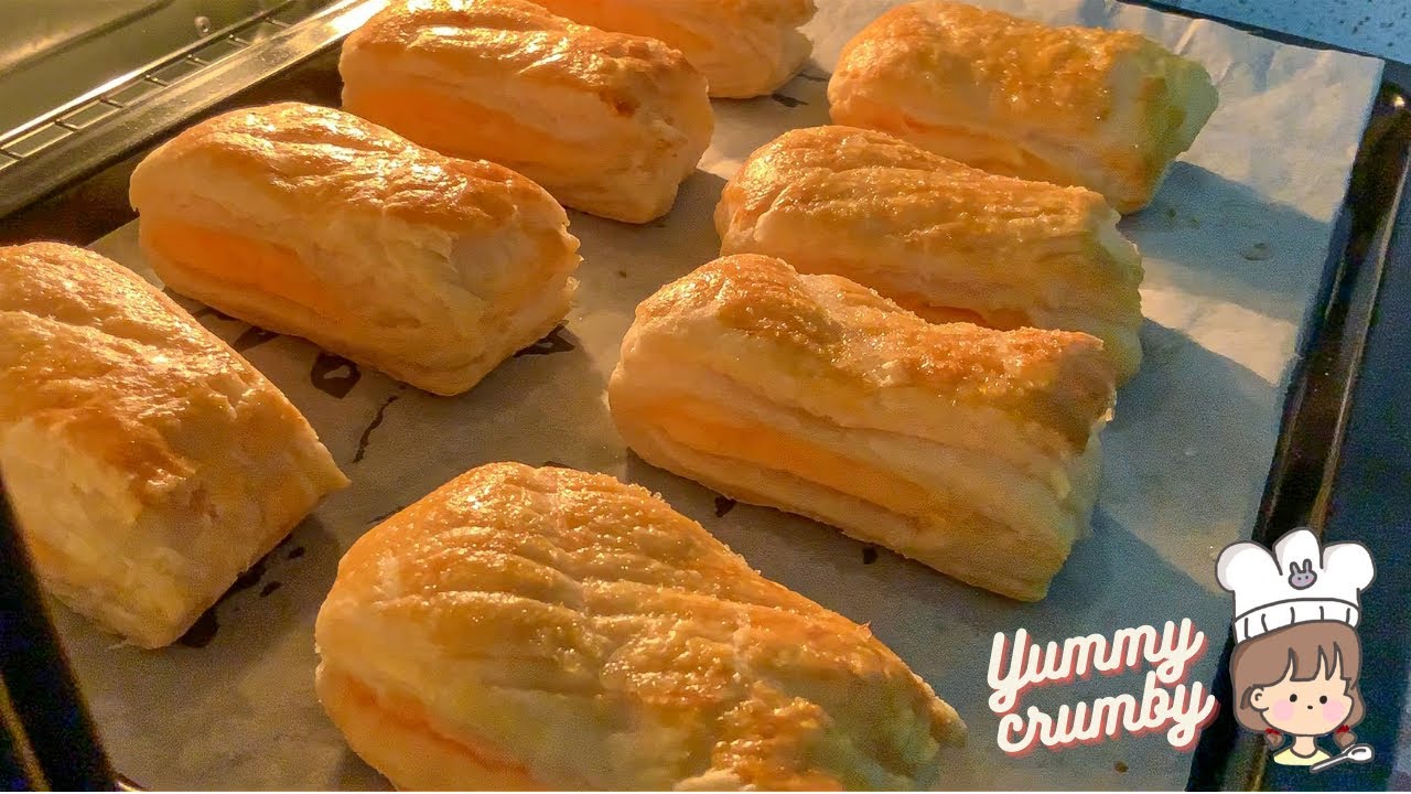 Custard Creamy Puff Pastry // Easy Recipe