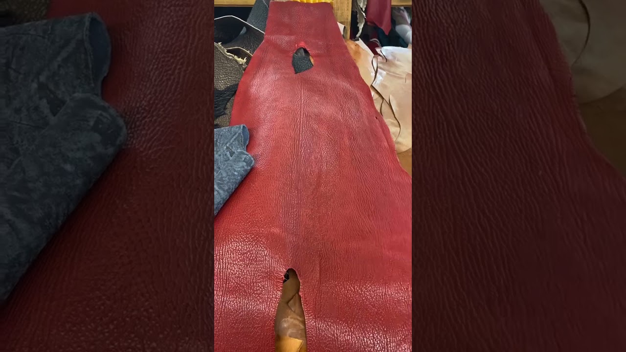 Exotic leather @SpringfieldLeather if you want something made with one of these hides let me know.