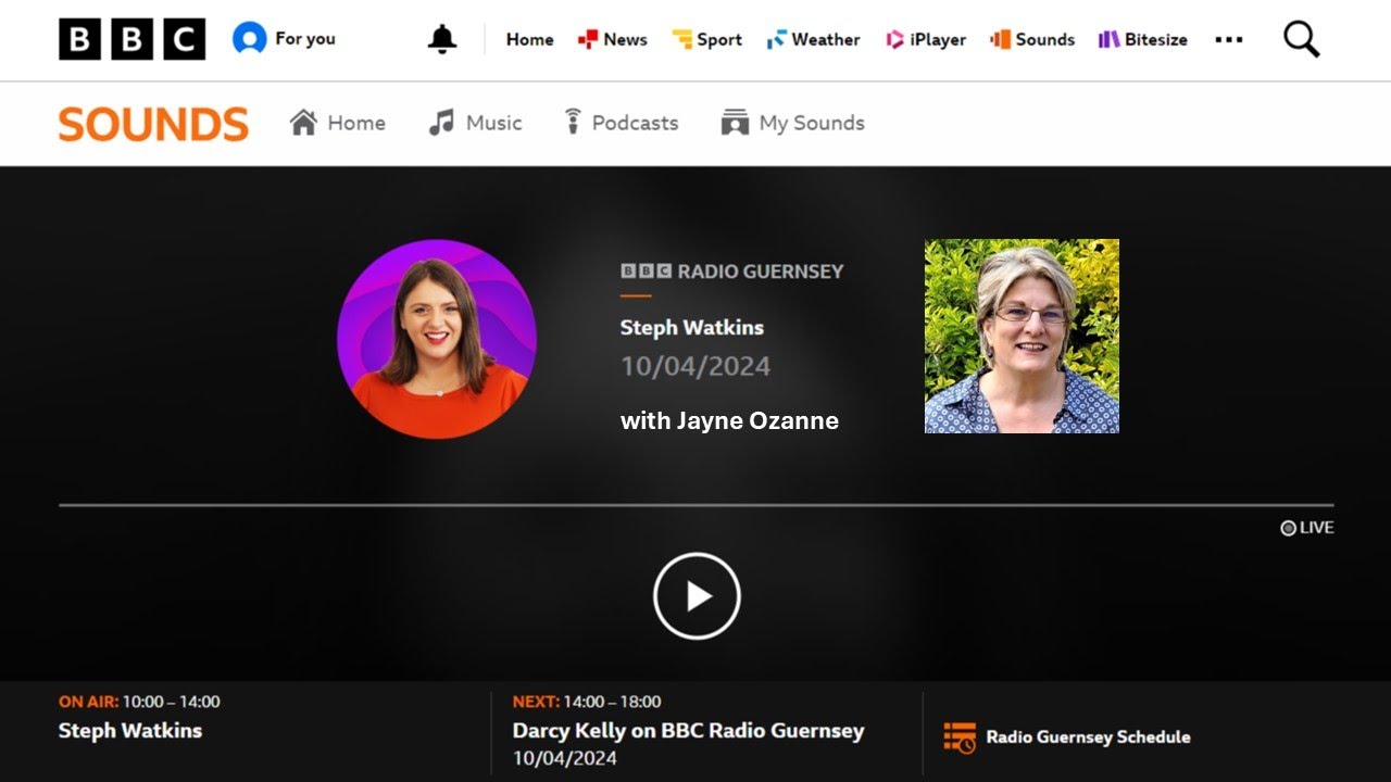 BBC Radio Guernsey interview - April 10th 2024