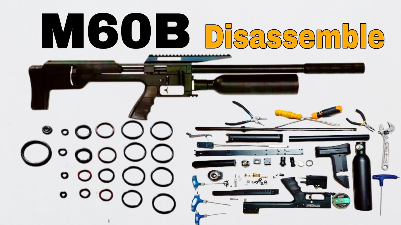 M60B Airgun Full Disassembly & Review | Power | Accuracy &  Quality | M60B PCP Air Rifle 